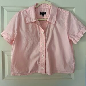 J. Crew Gamine Button-up Shirt in Cotton Poplin